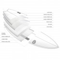 Surf Fish Torq Tet Cs White/carbon Strip 2022