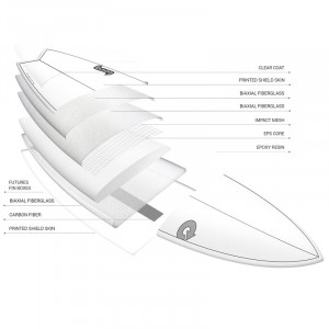 Surf Fish Torq Tet Cs White/carbon Strip 2022