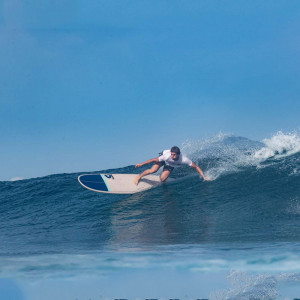 Surf Torq Tet Longboard Pinline White/seagreen 2022
