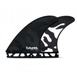 Ailerons Surf Futures Jordy Smith Honeycomb - Large - Black/White Camo