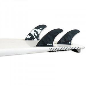 Ailerons Surf Futures Jordy Smith Honeycomb - Large - Black/White Camo