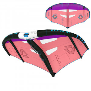 Aile de wingsurf duotone ventis 2023 coral/purple