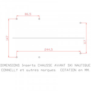 Pack monoski connelly v 65 + chausse avant tempest