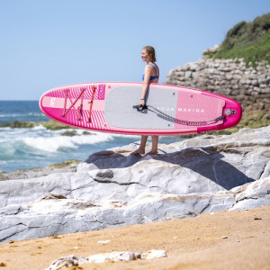 Paddle gonflable aqua marina coral 10.2 raspberry 2023