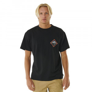 T-shirt rip curl vaporcool journeys peak noir