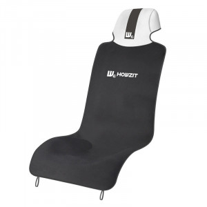 Housse de siège voiture en neoprene howzit noir/blanc