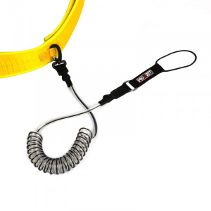 Leash coil avec mousqueton pour ceinture de wingfoil - howzit