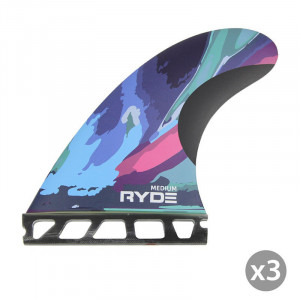 Dérives surf ryde draw futures honeycomb medium set de 3 - thruster