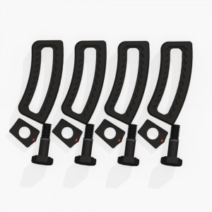 Visserie chausses m6 ronix sharktooth boot hardware