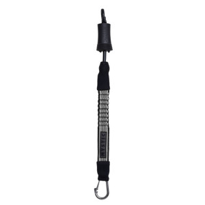 LEASH COURT MYSTIC KITE SAFETY SHORT BLACK / WHITE 45CM