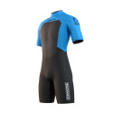 Shorty neoprene mystic brand 3-2 backzip global blue