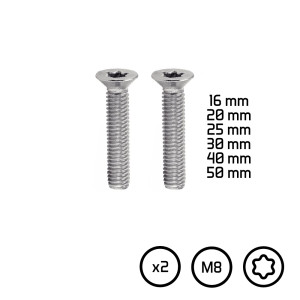 Visserie marine pour foil torx (2 pcs) - m8