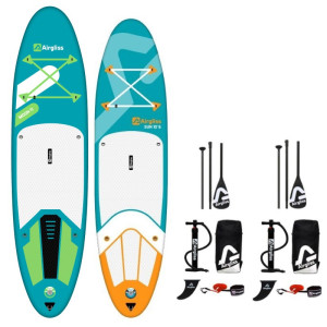 PACK 2 PADDLE GONFLABLE AIRGLISS SUN 10.6 + MOON 11.0