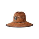 Chapeau de paille rip curl marron