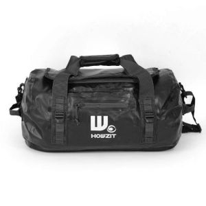 Sac de voyage étanche duffel bag - noir-jaune - howzit 30L