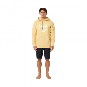 Sweat à capuche ripcurl les esta jaune