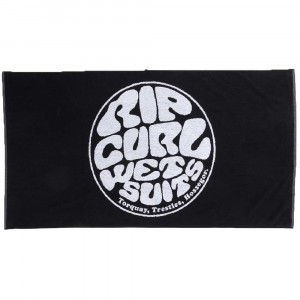 Serviette de plage rip curl logos noir
