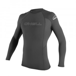 Lycra o neill basic skins ls rash guard graphite