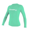 Lycra femme o neill basic skins ls rash guard aqua