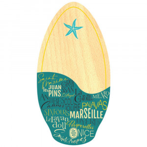 Skimboard skim one wood plywood mediterrannee