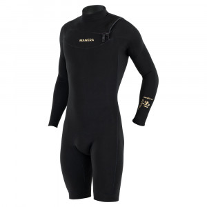 Shorty manera seafarer hybrid frontzip 3-2 noir