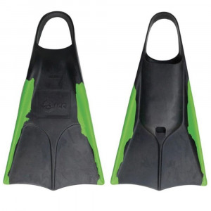 Palmes bodyboard orca noir lime