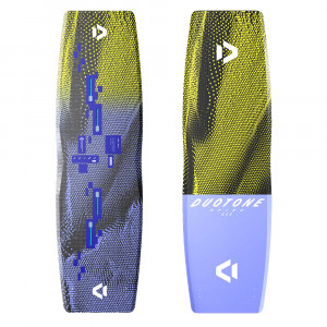 Planche de kite duotone twintip spike sls purple-yellow 2025