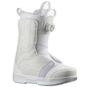 Boots femme salomon pearl boa white