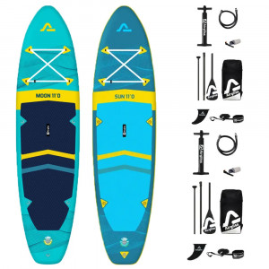 PACK 2 PADDLE GONFLABLE AIRGLISS SUN 11.0 + MOON 11.0