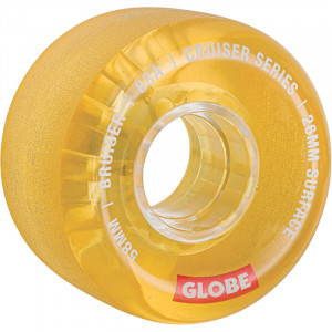 Roues de skate Globe Bruiser Clear Honey 83A pack de 4